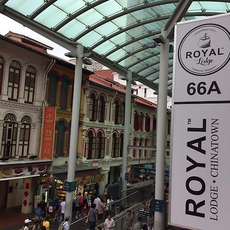 Royal Lodge @ Pagoda Street Singapore Exterior foto